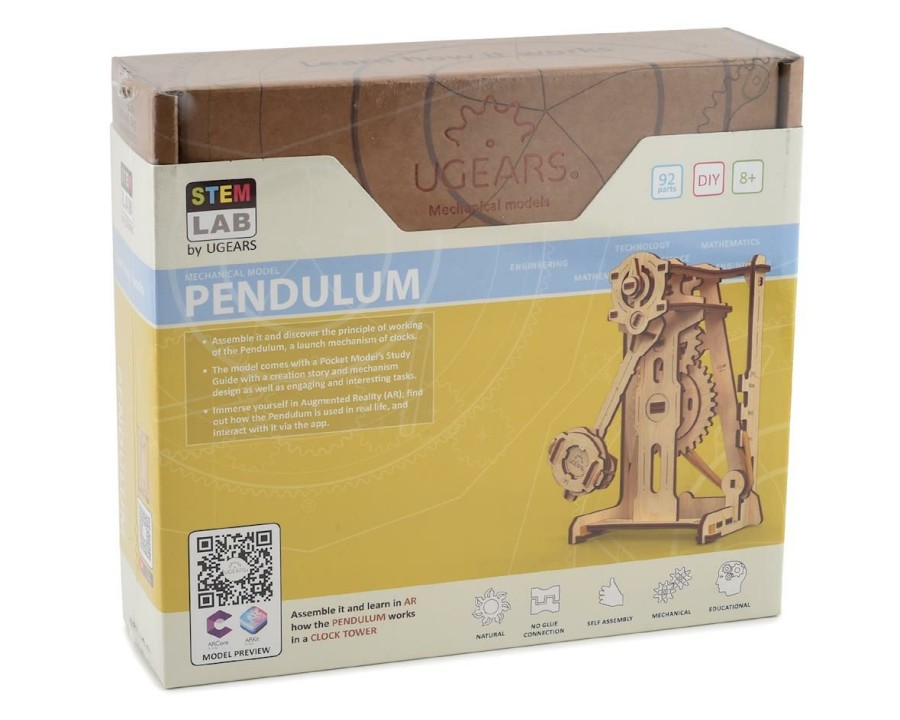 Wood * | Ugears Stem Lab Pendulum Wooden 3D Model Offering Discounts