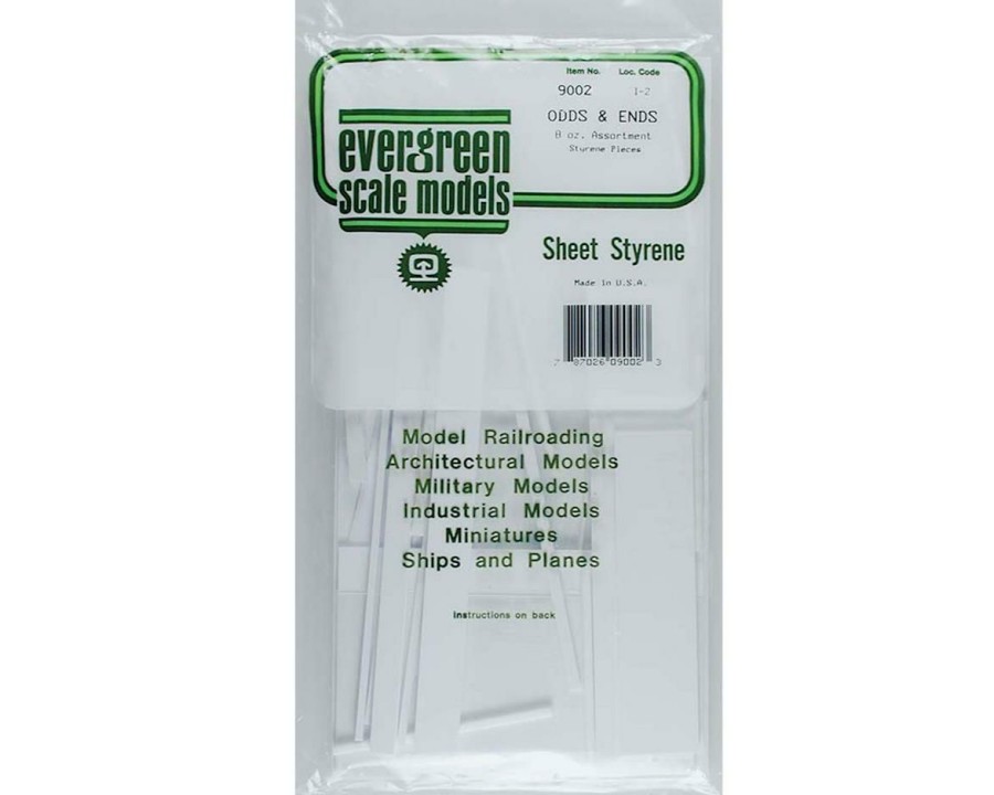 Paints & Supplies * | Evergreen Scale Models White Sheet Odds & Ends Best-Selling