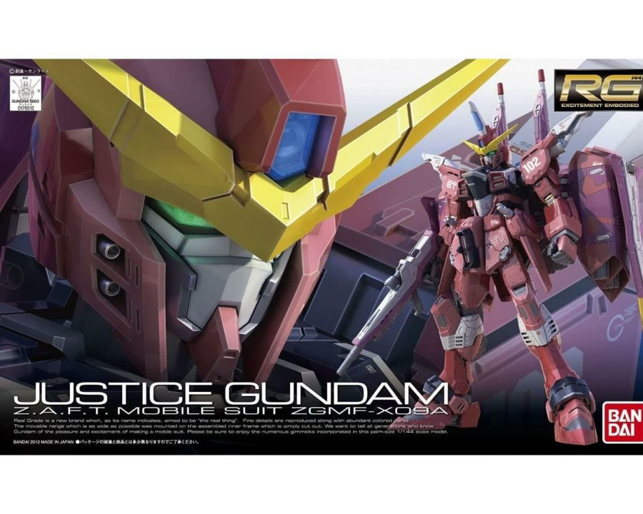 Plastic * | Bandai Spirits #9 Justice Gundam Gundam Seed Rg Outlet Sale