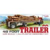 Plastic * | Moebius Model 48 Flatbed Trailer W/Cambered Deck 1/25 Discount Store