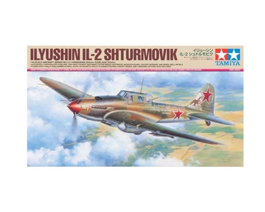 Plastic * | Tamiya 1/48 Ilyushin Il-2 Shturmovik Airplane Model Kit Sales