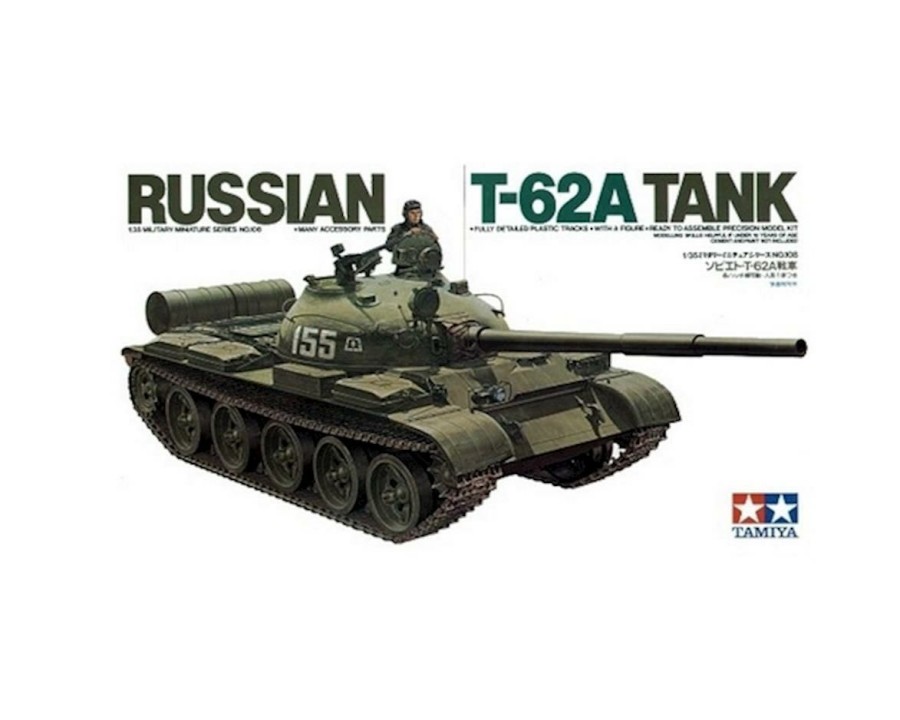 Plastic * | Tamiya 1/35 Russian T-62A Tank Model Kit Popular