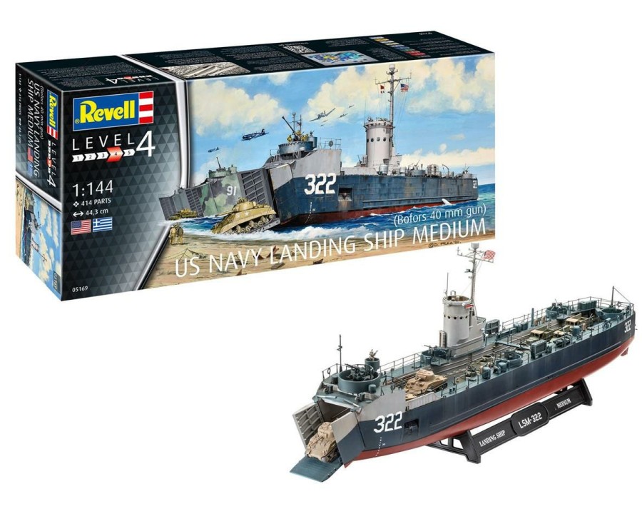 Plastic * | Revell Germany 1/144 Us Navy Landingship Discounts