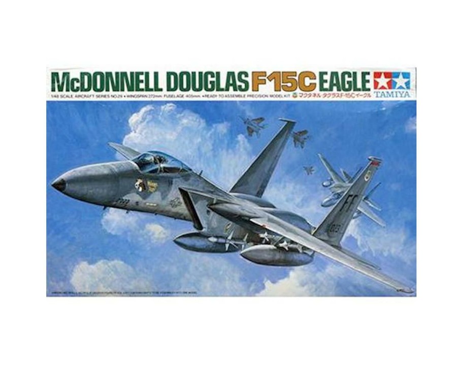 Plastic * | Tamiya 1/48 Mcdonnell Douglas F15C Eagle Model Kit Less Expensive