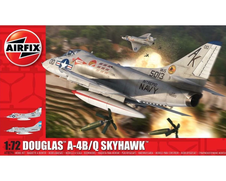 Plastic * | Airfix 1/72 A4B/Q Skyhawk Jet Fighter Popular