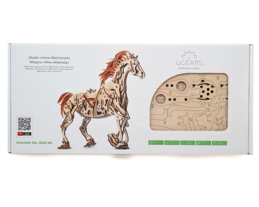 Wood * | Ugears Horse-Mechanoid Wooden 3D Model Less Expensive