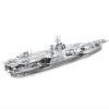 Metal 3D Models * | Fascinations Metal Earth Iconx Uss Roosevelt Cvn-71 Less Expensive