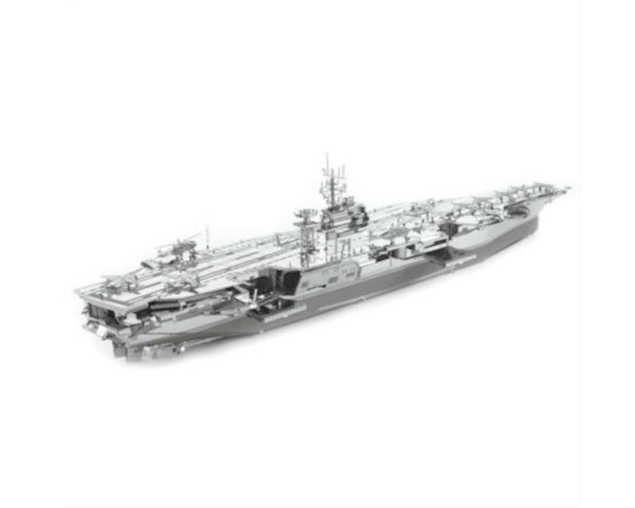 Metal 3D Models * | Fascinations Metal Earth Iconx Uss Roosevelt Cvn-71 Less Expensive