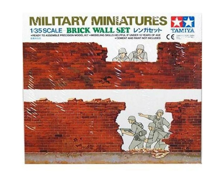 Diorama & Accessories * | Tamiya 1/35 Brick Wall Set Latest