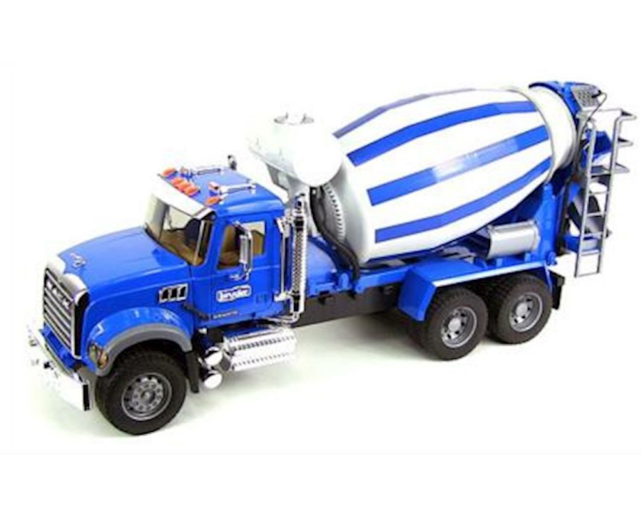 Diecast * | Bruder Toys 1/16 Mack Granite Cement Mixer Top Sellers