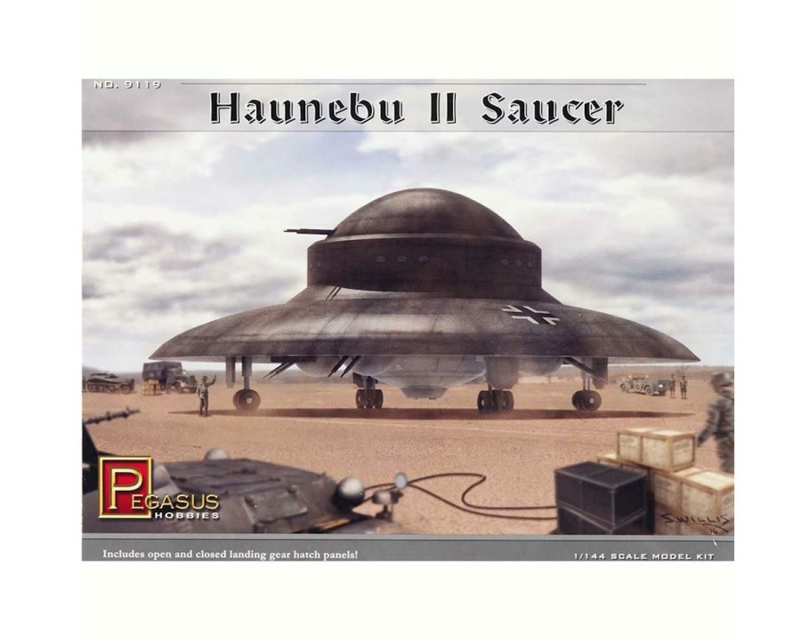 Plastic * | Pegasus Hobbies 1/144 Haunebu Ii German Wwii Ufo Saucer Kit Classical