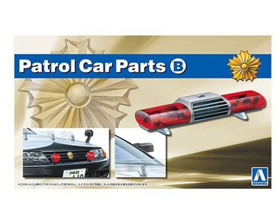 Plastic * | Aoshima 1/24 Patrol Car Parts Set B Roof Light Discounts