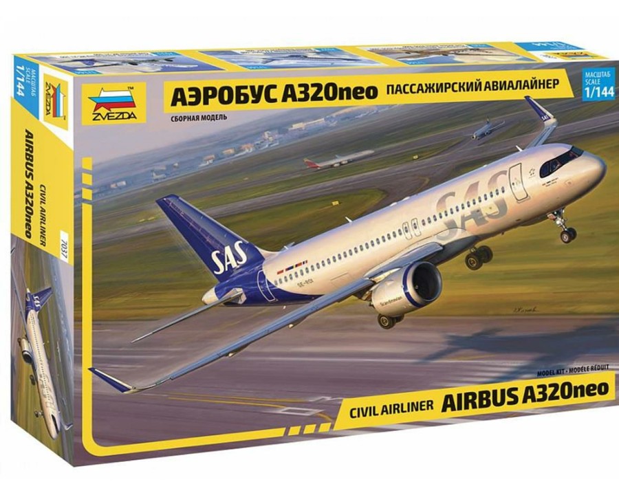 Plastic * | Zvezda 1/144 Airbus A320Neo Passenger Airliner Best-Selling