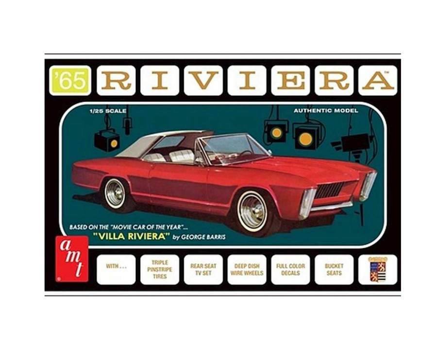 Plastic * | Amt 1/25 1965 Buick Riveria Model Kit (George Barris) Latest