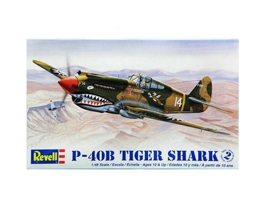 Plastic * | Revell Germany 1/48 Tiger Shark P40B Airplane Model Kit Popular