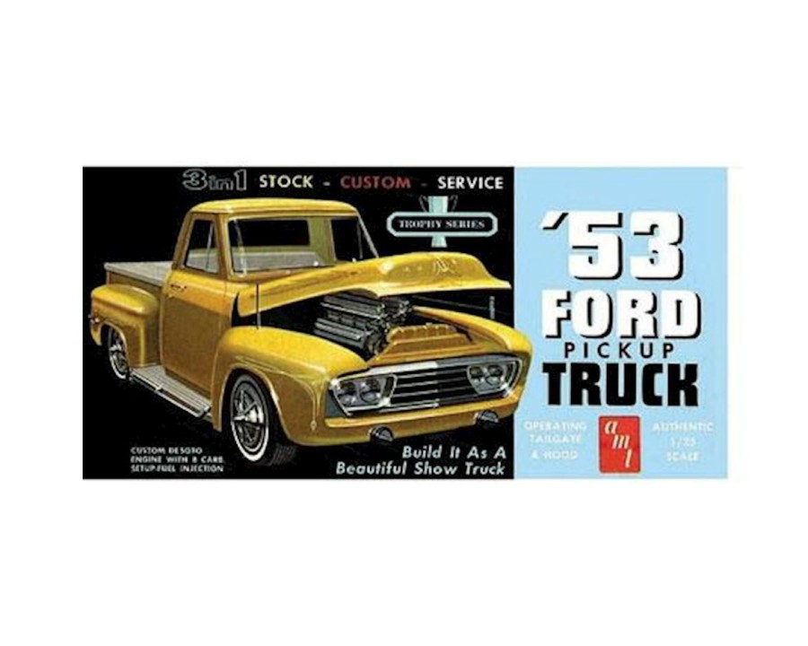 Plastic * | Amt 1/25 1953 Ford Pickup Model Kit Discount Store