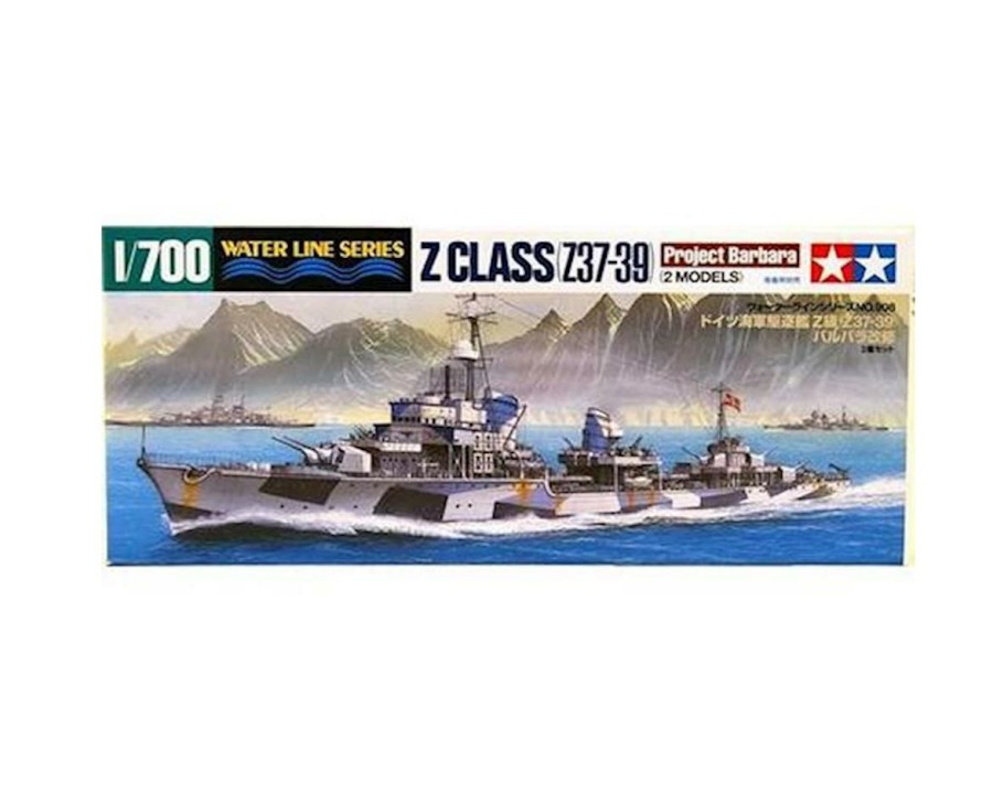 Plastic * | Tamiya 1/700 German Destroyer Z Class (Z37-39) "Project Barbara" Model Kit Popular