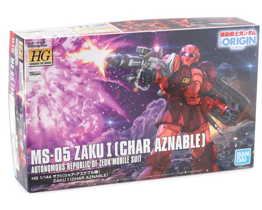 Plastic * | Bandai Spirits Ms-05 Zaku I Char Aznable'S Gundam 1/144 High Grade Action Figure Model Kit Best-Selling