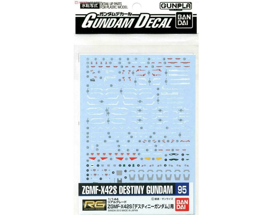 Plastic * | Bandai Spirits Gd-95 Rg Destiny Gundam, Decal Outlet Sale