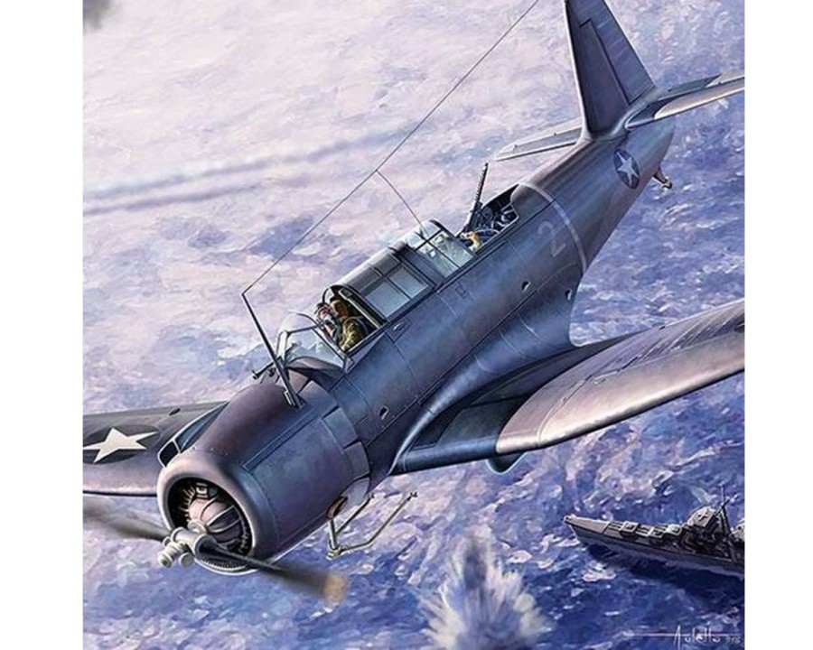 Plastic * | Academy/Mrc 1/48 Sb2U3 Vindicator Battle Of Midway Best Choice