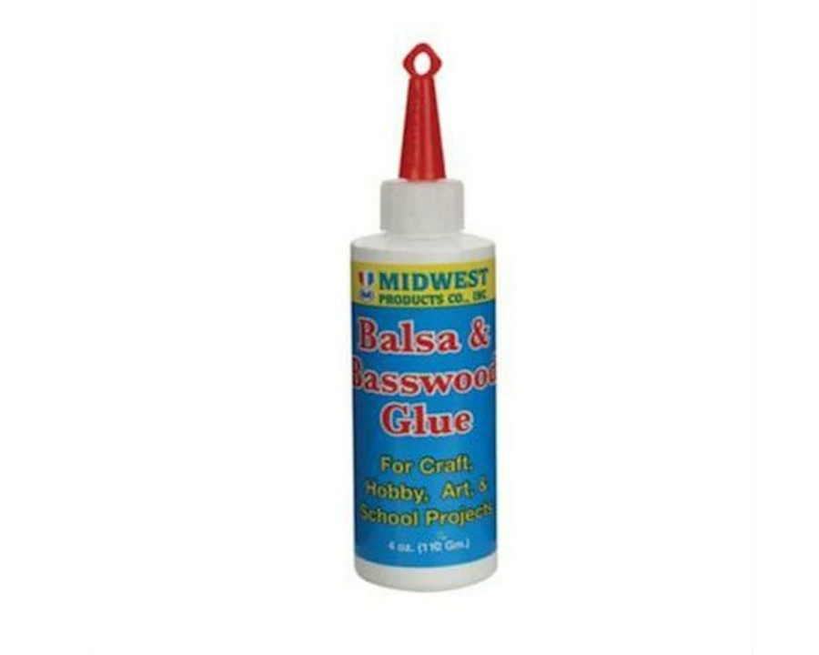 Paints & Supplies * | Midwest Balsa & Basswood Glue 4Oz Discounts