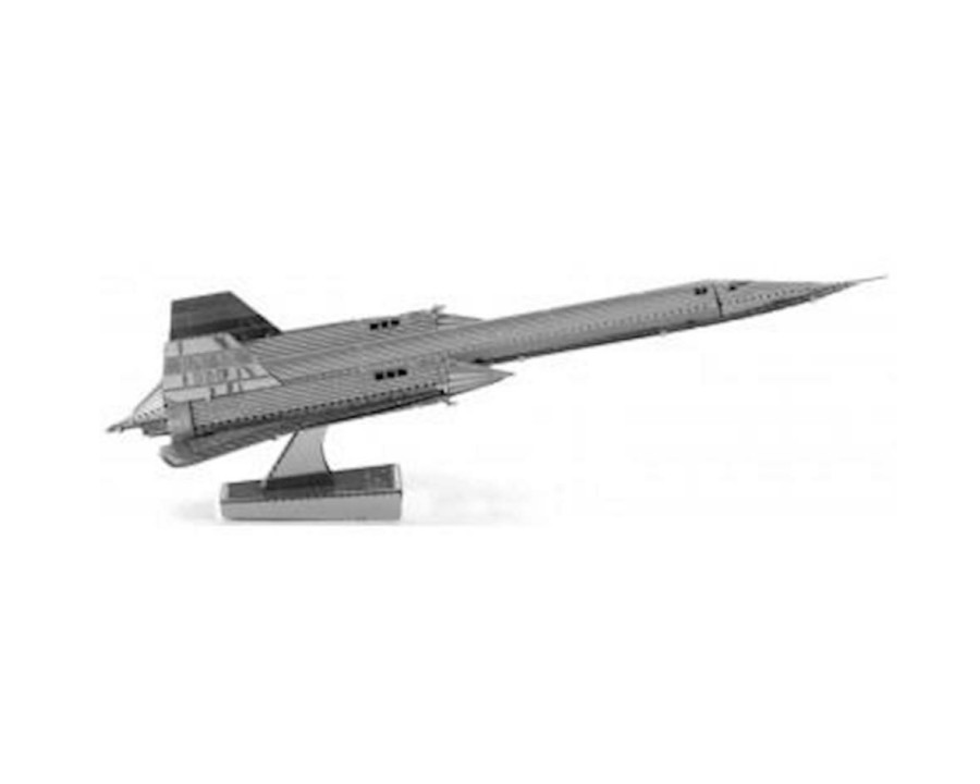 Metal 3D Models * | Fascinations Metal Earth 3D Metal Model Sr71 Blackbird Plane Outlet Sale