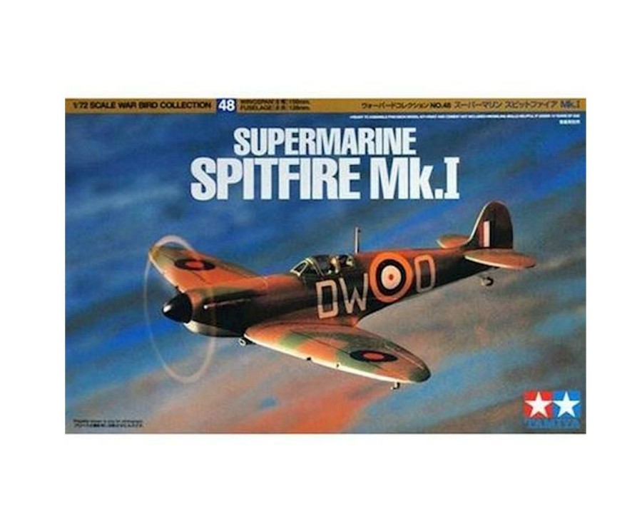 Plastic * | Tamiya 1/72 Supermarine Spitfire Mk. 1 Aircraft Model Kit Online Sale