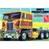 Plastic * | Amt 1/25 White Freightliner Dual Drive Tractor Model Kit Best-Selling