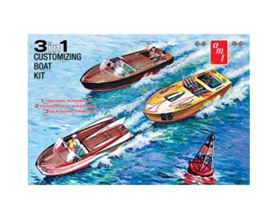 Plastic * | Amt 1/25 Customizing Boat 3-In-1 Less Expensive