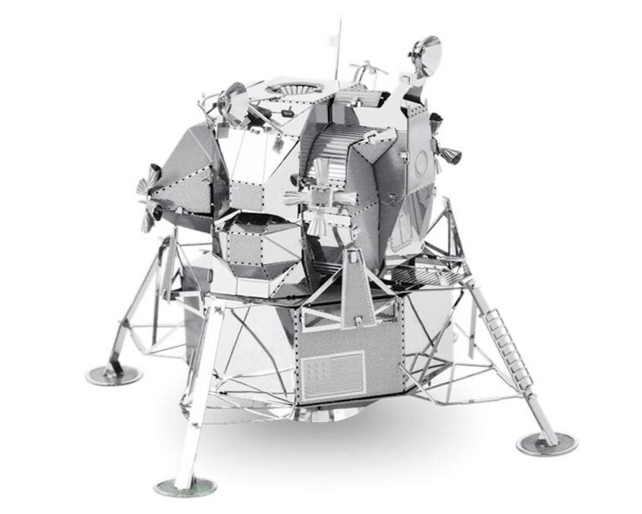 Metal 3D Models * | Fascinations Metal Earth Apollo Lunar Module 3D Metal Model Kit Popular