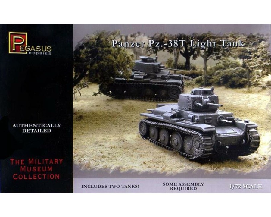 Plastic * | Pegasus Hobbies 1/72 German Pz.38T 2Pc New