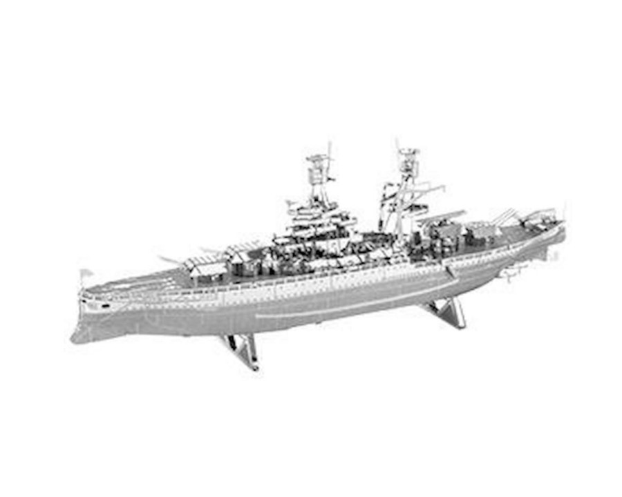 Metal 3D Models * | Fascinations Metal Earth 3D Laser Cut Model Military Uss Arizona Ship Best-Selling