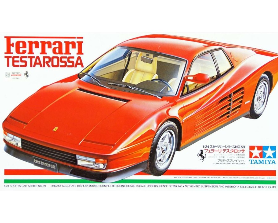 Plastic * | Tamiya 1/24 Ferrari Testarossa Less Expensive