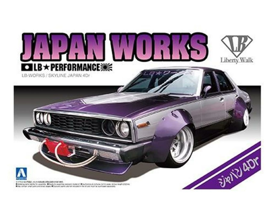 Plastic * | Aoshima 1/24 Lb Works: Nissan Skyline 4-Door Car Classical