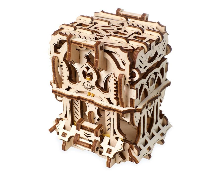 Wood * | Ugears Deck Box Wooden 3D Model Kit Classical