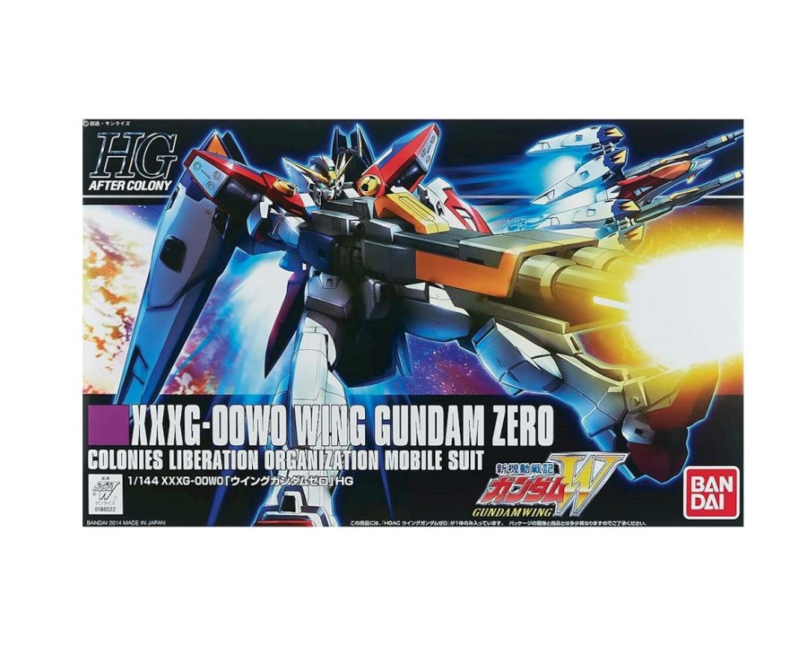 Plastic * | Bandai #174 Xxxg-00W0 Wing Gundam Zero 1/144 High Grade Action Figure Model Kit Discounts