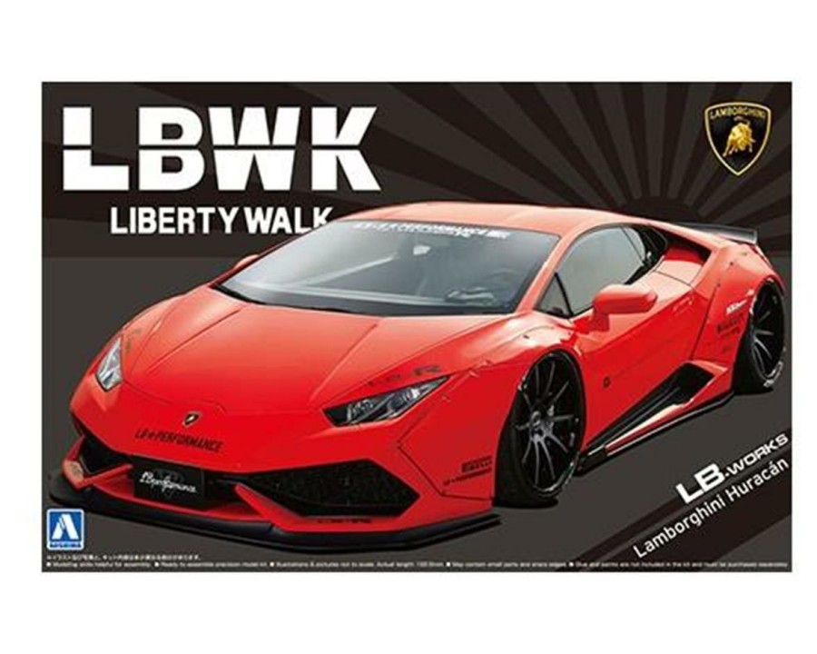 Plastic * | Aoshima 1/24 Lb Works Lamborghini Huracan Ver 1 Discount Store