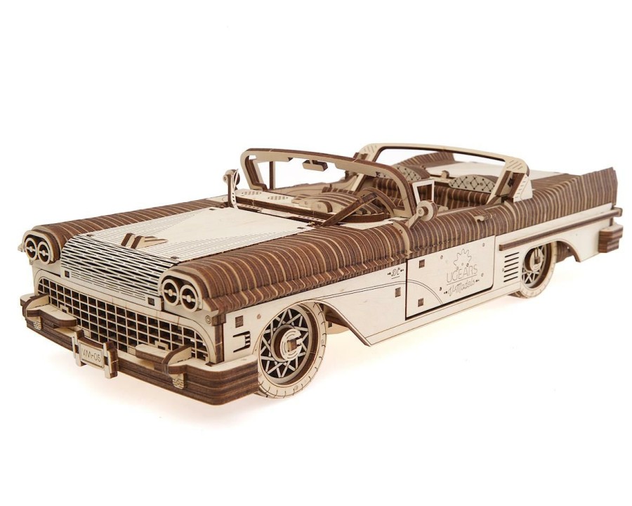 Wood * | Ugears Dream Cabriolet Wooden 3D Model Kit Discounts