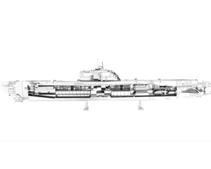 Metal 3D Models * | Fascinations Metal Earth German U-Boat 3D Metal Model Kit Discounts