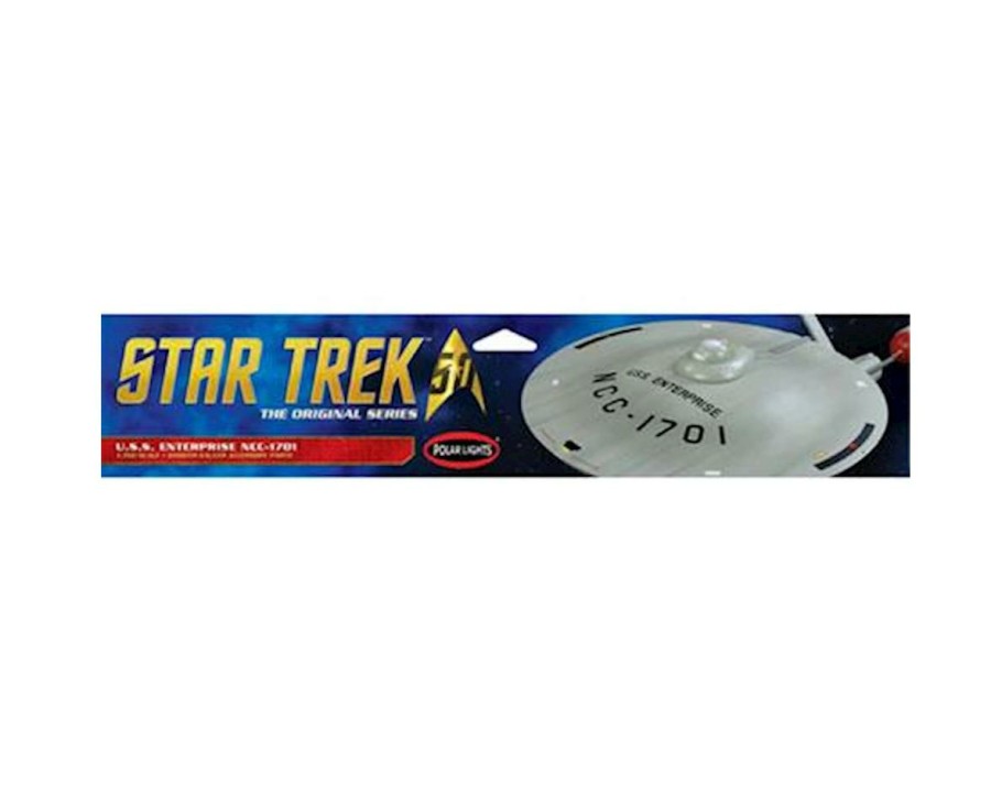 Plastic * | Round 2 Polar Lights Star Trek Tos U.S.S. Enterprise Smooth Saucer Clearance