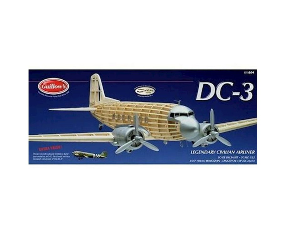 Rubber Powered * | Guillow Douglas Dc3 Promotions