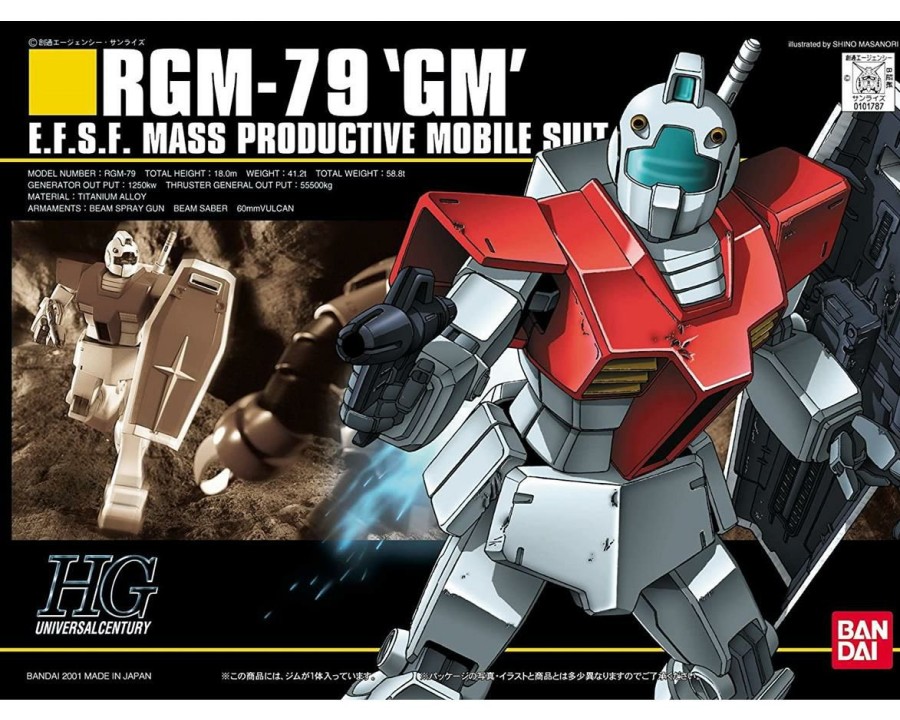 Plastic * | Bandai Spirits #20 Rgm-79 Gm Mobile Suit 1/144 Popular