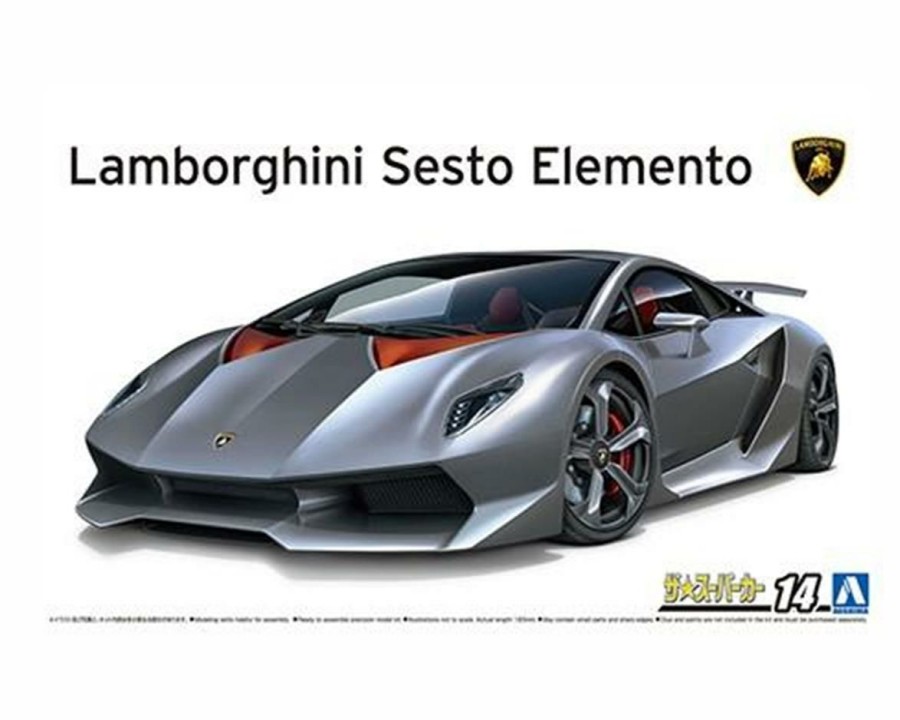 Plastic * | Aoshima 1/24 2010 Lamborghini Sesto Elemento Popular