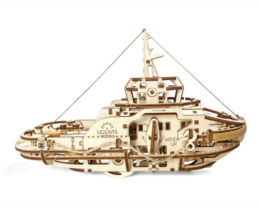 Wood * | Ugears Tugboat Classical