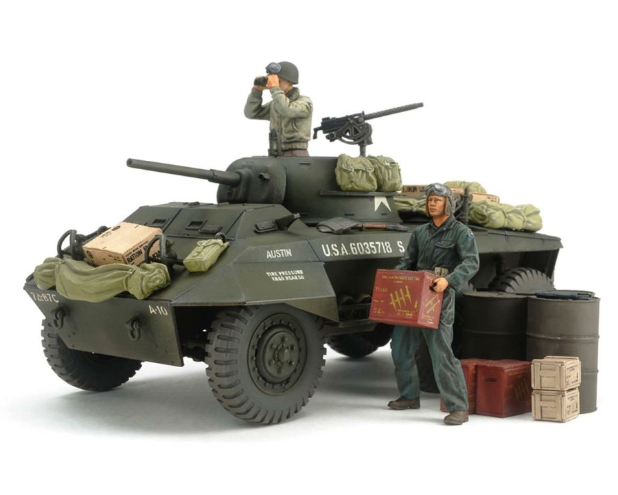 Plastic * | Tamiya M8 Greyhound Us Light Armored Combat Patrol 1/35 Model Kit Outlet Sale