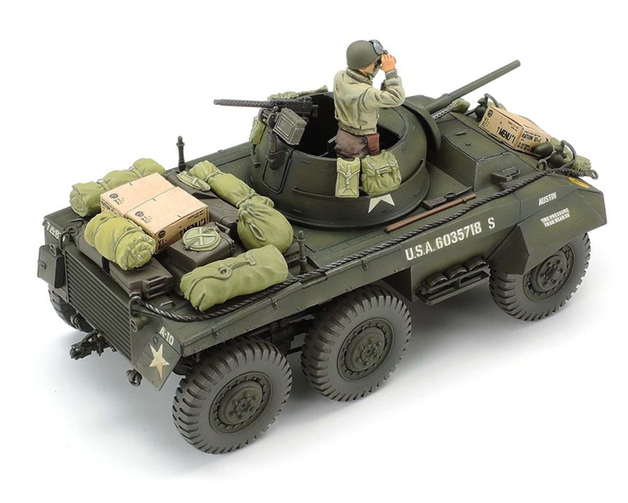 Plastic * | Tamiya M8 Greyhound Us Light Armored Combat Patrol 1/35 Model Kit Outlet Sale