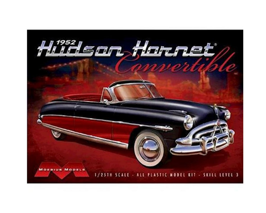 Plastic * | Moebius Model 1/25 Scale 1952 Hudson Hornet Convertible Model Kit Outlet Sale