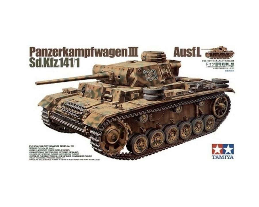 Plastic * | Tamiya 1/35 German Pz. Kpfw Iii Ausf. Tank Model Kit Classical