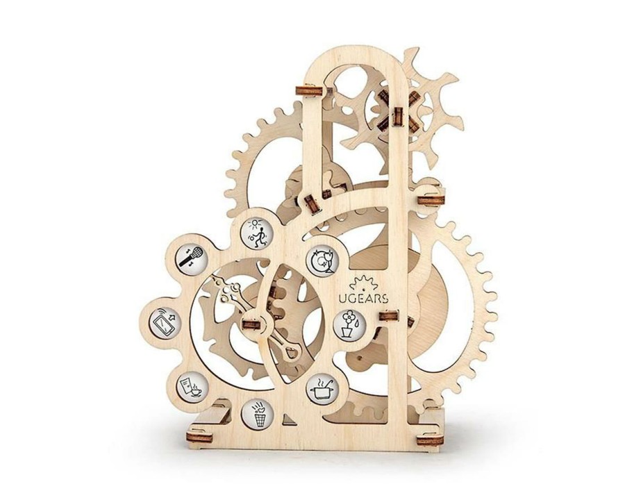 Wood * | Ugears Dynomometer Mechanical Wooden 3D Model Discounts