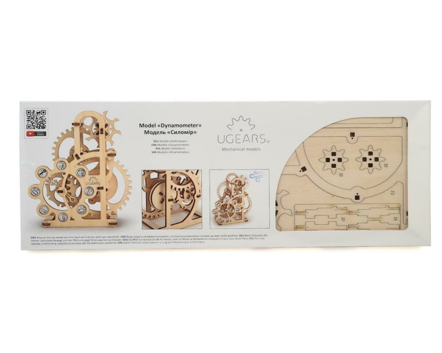 Wood * | Ugears Dynomometer Mechanical Wooden 3D Model Discounts